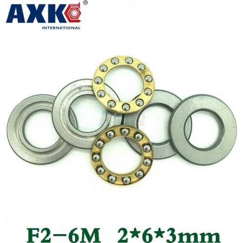 10pcs Axk F2-6m Axial Ball Thrust Bearings 2mm X 6mm X 3mm Free Shipping High Quality 2*6*3mm 2x6x3mm