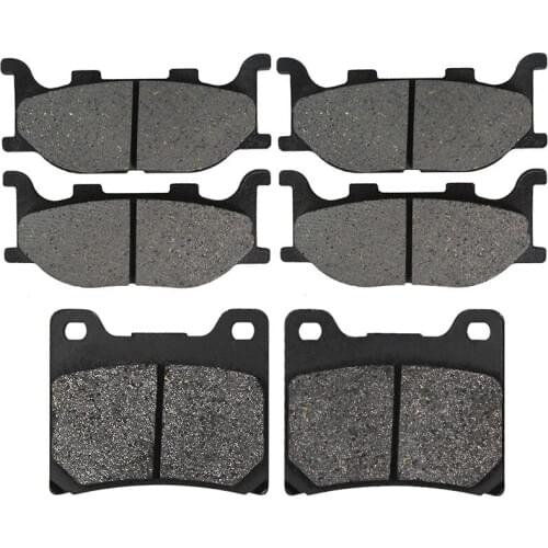 Motorcycle 3 Pairs Front and Rear Brake Pads For Yamaha XVS1100 Dragstar 1999-2004 XVS 1100 A Dragstar Classic 2000-2007