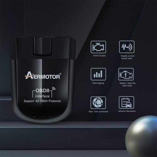 AER ELM327 25K80 Chip OBD2 Code Reader WiFi AER ELM 327 V1.5 PIC18F25K80 ELM327 BT4.0 Bluetooth 4.0 OBD2 Diagnostic tool