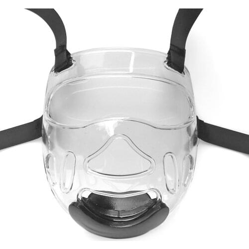 Boxing Helmet Guard Clear Face Guard Detachable High Impact Resistant Protective Helmet