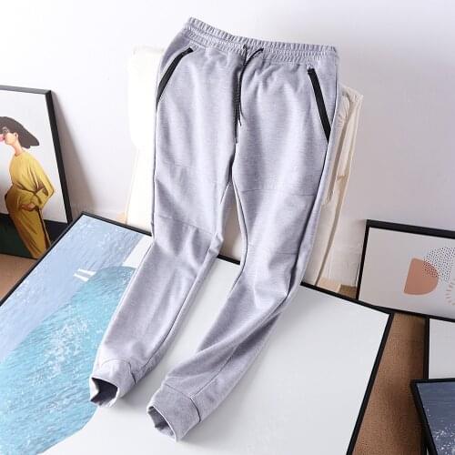 Light jogging pants feet fashion casual men sweatpants traff-style za 2021 men sheiner me pants trousers