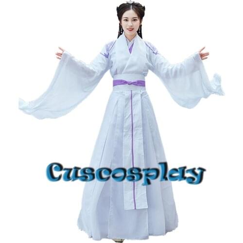 TV Series Mo Dao Zu Shi The Untamed Jiang Yanli Cosplay Costume Chinese Ancient Costumes Hanfu for Women Christmas Fancy Party