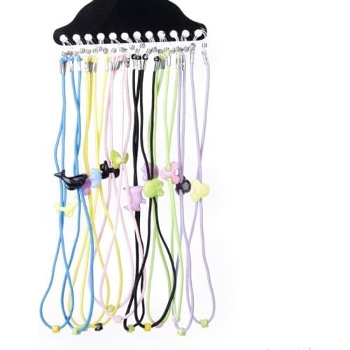 12pcs Children Kids Eyeglass/Spectacles/Eyewear Neck Cord String Holder---Ran Color