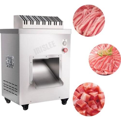 220V Multi-function Meat Cutting Machine Stainless Steel Commercial Slicer Electric Meat Slicer Dicing Machine