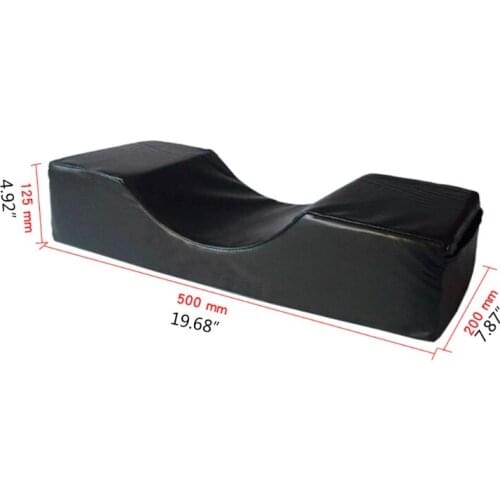 27RC Washable Detachable Eyelash Extension Pillow Massage Pillow Small Pockets U Shape PU Leather for Beauty Makeup Eyelash