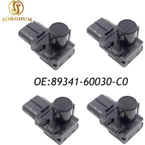 4PCS 89341-60030-C0 89341-60030 PDC Parking Sensor Fits For Toyota Lexus GX460 RX350 RX450h 3.5L/4.6L