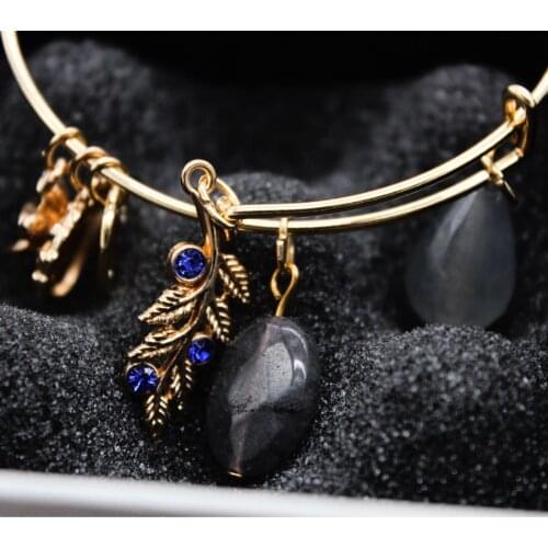 ALX00447 Natural water stone pendant euramerican style alloy.the bracelet bangles manufacturers selling