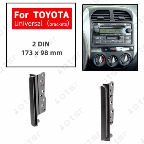 Car Radio Fascia Stereo Panel Plate For TOYOTA Universal brackets Frame Dash Kit