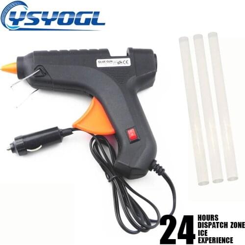 Car Electric Hot Melt Glue Gun Glue Stick Dent Repairing Glue Tool Connecting Cigarette Lighter Auto Parts Auto Repair Tools