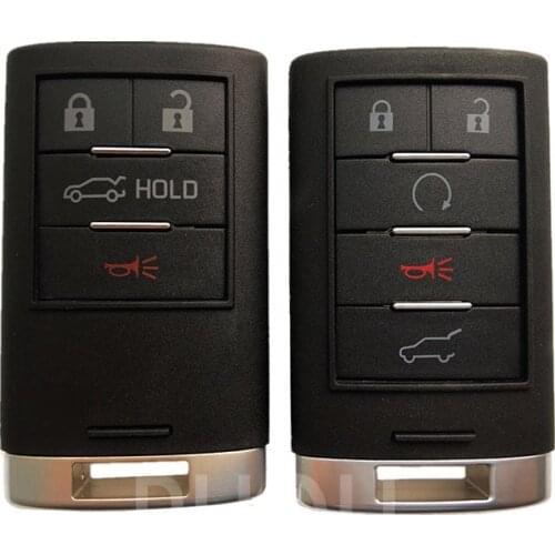 For Cadillac car key case 4-Button smart key case Cadillac remote control shell