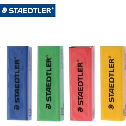 4pcs STAEDTLER Colored Pencil Eraser Refill For STAEDTLER 525 PS1 Mechanical Push-out Eraser Stationery School Office Supplies
