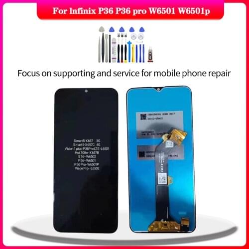 For Infinix P36 P36 Pro W6501 W6501P LCD touch screen digitizer assembly Suitable for P36 P36 Pro W6501 W6501P LCD replacement