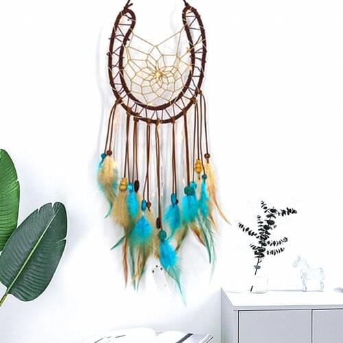Dromenvanger U Shape Wedding Decoration Bedside Wall Hanging Gift Dreamcatcher Romantic LED Light Bedroom Party Wind Chimes