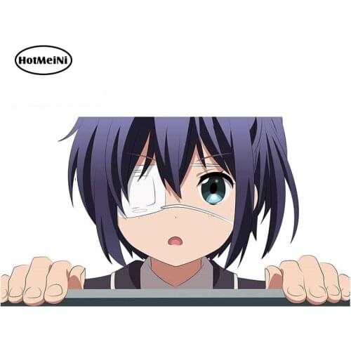 HotMeiNi 13cm x 7.1cm for Anime Motorcycle Car Bumper Window Stickers Vinyl Material Fashion Decals Waterproof Pull Flower