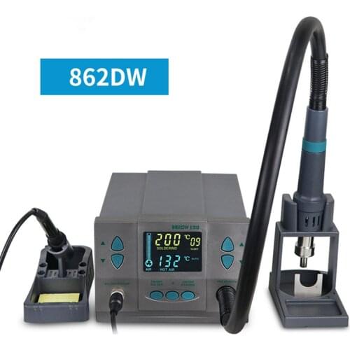Intelligent digital display High frequency lead free Hot air gun Desoldering station Mobile phone maintenance chip high power