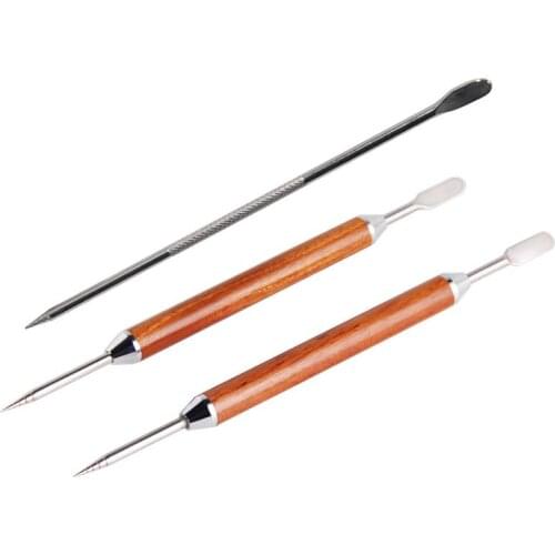 Rosewood Latte Pull Flower Needle Professional Barista Coffee Latte Cappuccino Espresso Decorating Art Pen Cafe Kitchen Decor