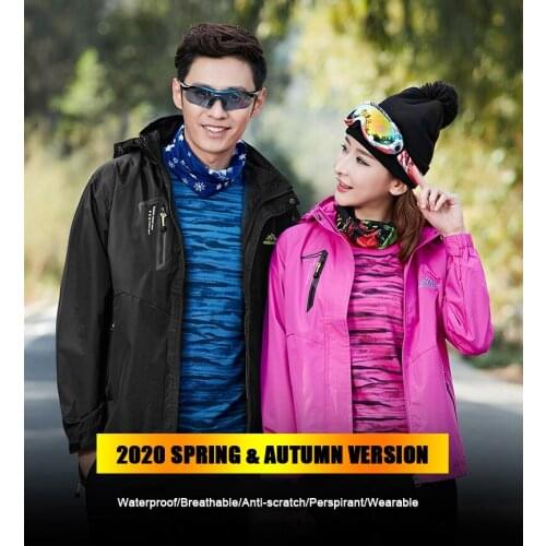 Hooded Jacket men women outdoor hiking trekking jackets women`s coat men`s jacket breathable windproof waterproof windbreaker