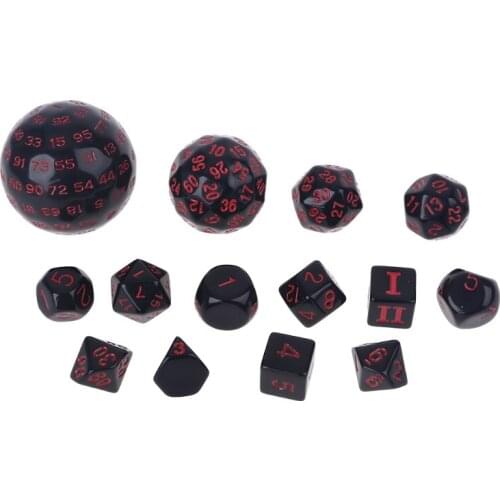 Multiple Sides Combinations Dice Spherical Square Acrylic Dice for Table Board Role Playing Game Bar Club Party
