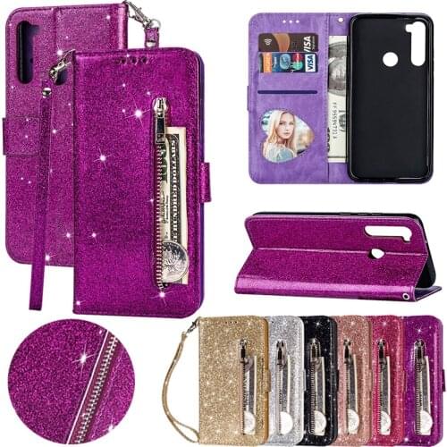 Mobile Phone Bag No for Xiaomi Mi 9SE 9 A3 Lite CC9E Flip Leather Cases Redmi Note 7S 7 8 Pro 7A 8A K30 POCO X2 Luxurious Cover