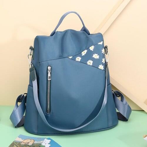 Fashion Appliques Backpack Large Capacity Oxford Travel Backpack for Women 2021 Mochilas Para Mujer Luxury Designer Bagpack New