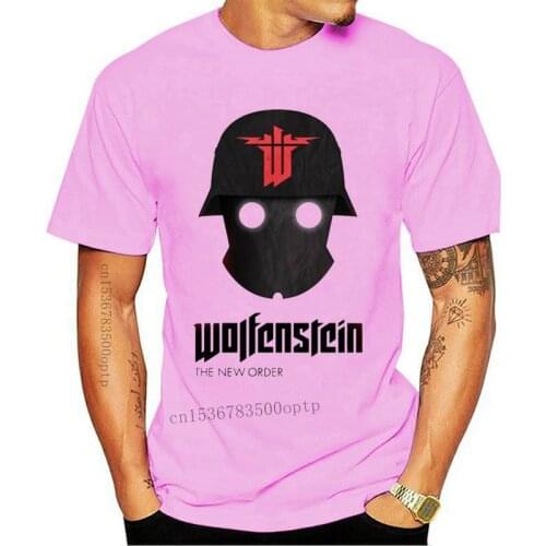 Wolfenstein The New Order Helmet T Shirt For Men