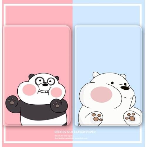 Soft Silicone Back Cases Cute Bear iPad Case For iPad Pro 11 2020 Protective Cover iPad 7th Generation Case Air 1 2