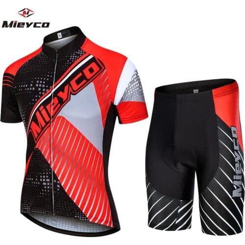 2020 New Quick Dry Men Summer Cycling Suit Bib Shorts Mieyco Cycling Clothing Ropa Ciclismo Hombre Bike Mtb Sport Bicicleta Set