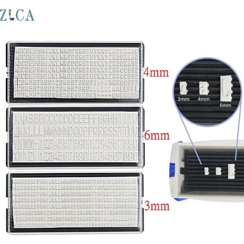 3mm/4mm/6.4mm Digital Letters Plate Custom Personalised Name Address Rubber Stamp Accessory Craft Supplies DIY Scrapbooking