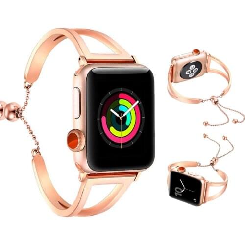 Stainless Steel Strap For Apple Watch band 44mm 40mm iwatch band 42mm 38mm metal wrist correa bracelet apple watch 6 se 5 4 3 2