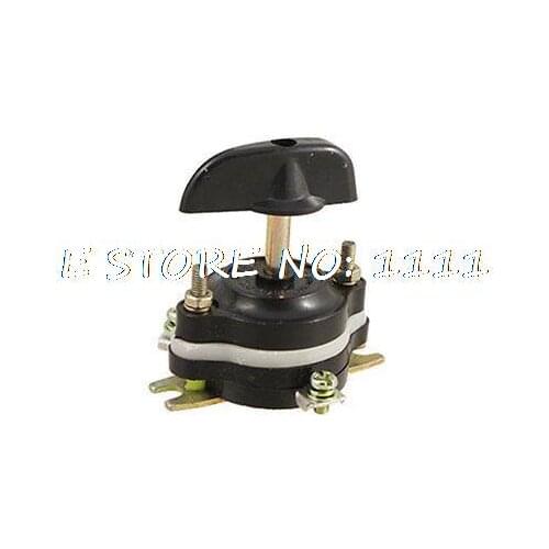 Rotary Plastic Handle 10A Changeover Combination Switch