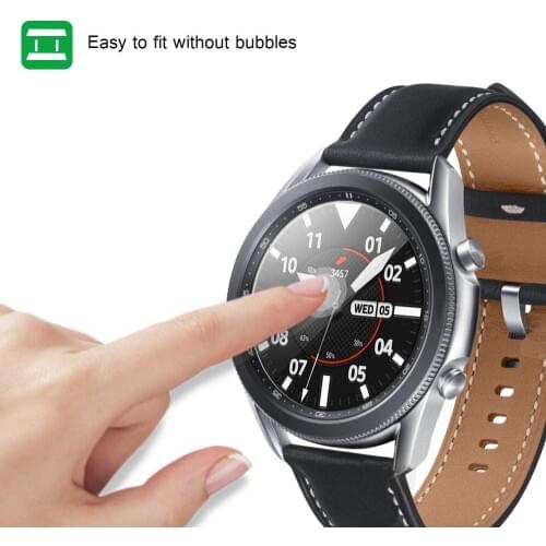 Glass For Samsung Galaxy Watch 3 45mm 41mm/46mm/42mm Gear S3 Frontier/S2/Sport 3D HD Film Active 2 44mm 40mm Screen Protector