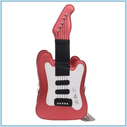 Chic style messenger bags for Teenagers Girls Punk guita shoulder bag Large size Corss body Bags Trend purse 2020 Wallets SMT149