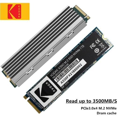 Kodak ssd m2 nvme Read up to 3500 1TB 2TB 256G 512G PCIe Solid State Drive DRAM Cache M.2 2280 Internal Hard Disk Laptop Desktop