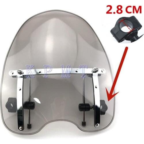 Universal windshield For Suzuki For Honda For Yamaha Motorcycle For Harley Davidson Dyna Fatboy XL883 1200 X48 72
