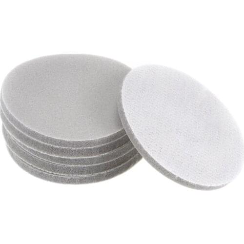 Uxcell 3-Inch Sanding Sponge Hook and Loop Semi-Brittle Corundum 1800-2000 Grit for polishing furniture wood metal etc. 6Pcs