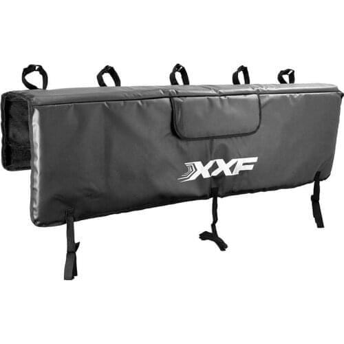 Truck Tailgate Cover Protection Pad Mountain Bike Pick-up Pad with 5 Bike Frame Fixing Straps for Truck Accessories For Bicycle