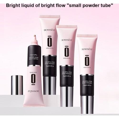 1 Pcs Star River Shimmer Highlight Liquid Delicate And Subtle Flash Highlight Cosmetics Not Easy To Take Off Face Makeup TSLM1