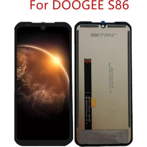 For Doogee s86 Cell Phone LCD Display Replace Assembly Digitizer 6.09inch Screen Touch Glass Repair Parts