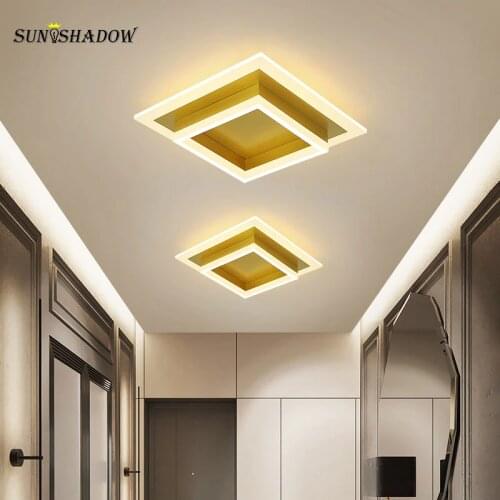 Gold Led Ceiling Light Modern Chandelier Ceiling Lamp for Living room Bedroom Dining room Kitchen Corridor Light Aisle Star Lamp