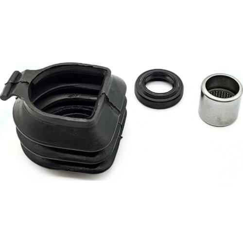 1Set Gearbox Shift Shaft Lever Selector Dust Rubber Sleeve Oil Seal Needle Roller Bearing For Jetta Golf MK1 MK2 Scirocco Caddy