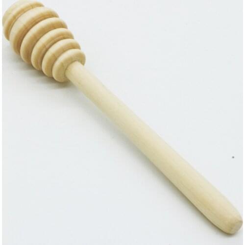 100 pcs 14cm/5.5Inch Mixing Stick Wooden Stirrer Honey Stick Honey Dippers for Honey Jar Stick Kitchen Tools Party Supply