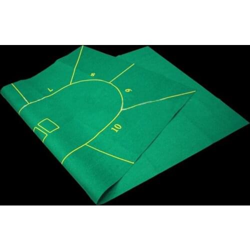 180*90cm Hold'em Poker Tablecloth 10 Players Poker Mat Layouts Table Cloth X3UA