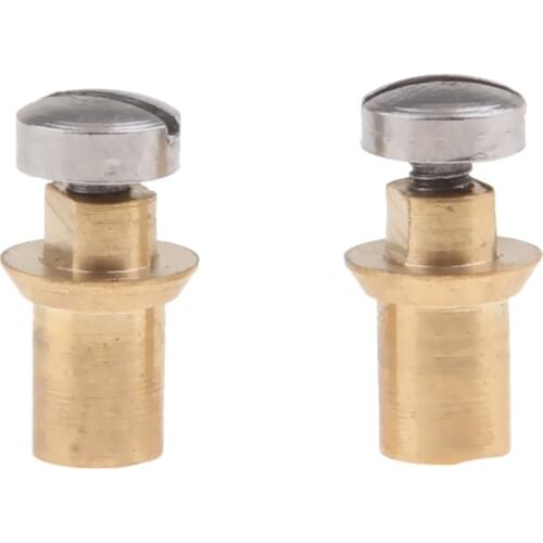 2 Pieces Alto Tenor Soprano Saxophone Screw Sax Adjustment Replacement Repair Screws 5 x 11mm