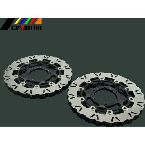 2PCS Motorcycle Floating Brake Discs Rotor For HONDA CBR1000RR 2006 2007 VTR1000 SP1 SP2 RC51