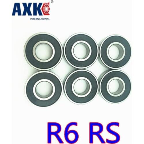 2021 Rolamentos Free Shipping 10 Pcs R6-2rs R6rs Sr6 2rs Bearings 3/8 X 7/8 9/32 Inch Radial Ball R6 Rs 9.525*22.225*7.144mm
