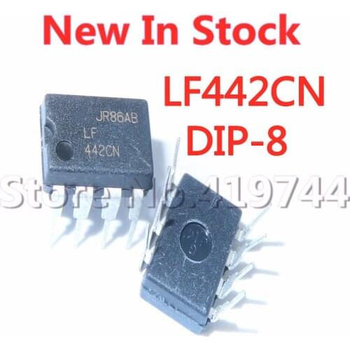 5PCS/LOT 100% Quality LF442CN LF442 DIP-8 Low Power JFET Input Operational Amplifier Chip IC In Stock New Original