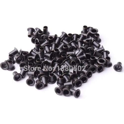 500pcs/lot black color 5.5mm small garment Eyelets for shoes bag garment decoration