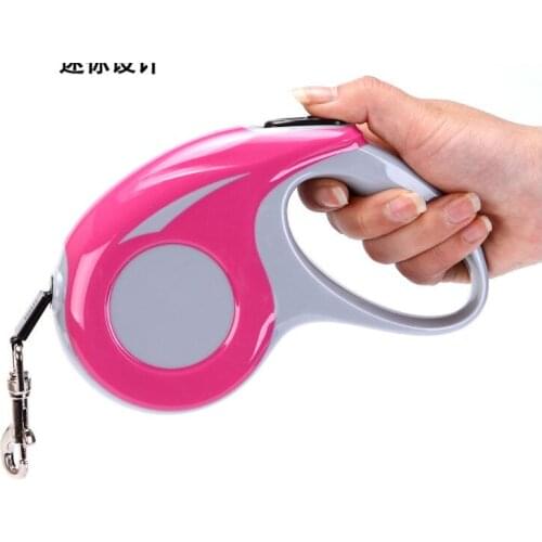 Leash roulette Automatic Roulette Leash 5M Reflective Traction Rope Walking Leash Lead Belt For Small Large Dogs