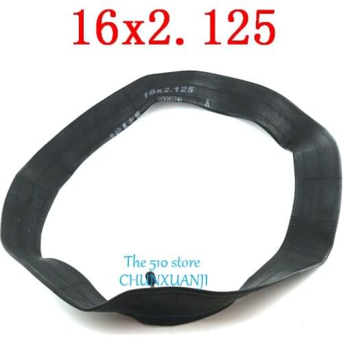 Free shipping Electric bicycle inner tube 16X2.125 bike Inner Tube with a Bent Angle Valve Stem