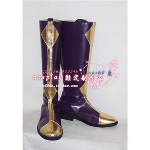 CODE GEASS Lelouch of the Rebellion Zero PU Cosplay Boots Shoes S008